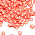 En gros 4mm tomates tranches polymère argile Simulation légume Slime remplissage bricolage Nail Art décor téléphone cas ornement accessoire