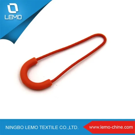 Custom Logo PVC Cord Side Leather Embossed Zipper Puller Design