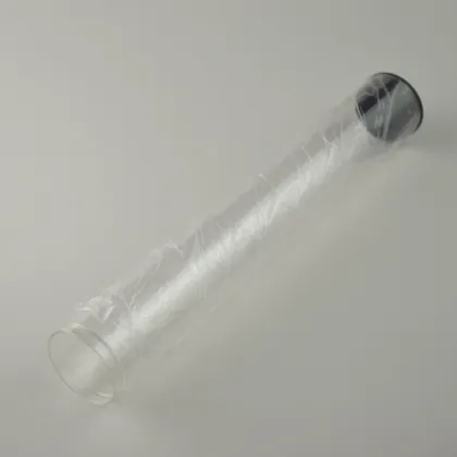 Wing Kam brand clear candy tube has two caps with factory pricing