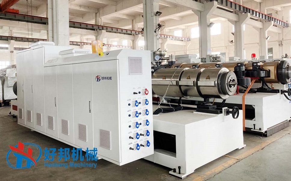 Haobang SPC Vinyl Composition Freading Machine Line