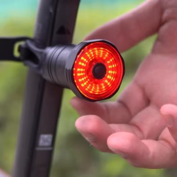 Bike Tail Light Mtb Road Bike Night Night Secting Rear Light Smart Brake Sensor эскертүү
