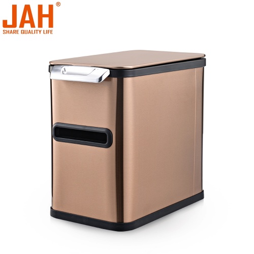 JAH 430ステンレスハンドプレスゴミ箱