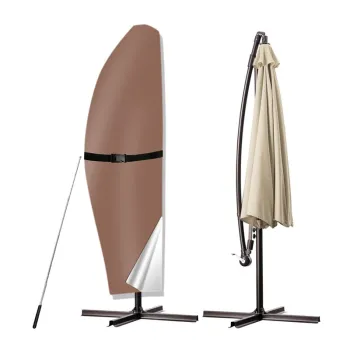 Hot Selling 420D Oxford Fabric Waterproof UV Resistant Banana Cantilever Umbrella
