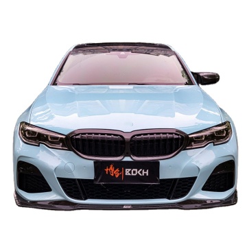 Hochwertiger Trockenfaserkörperkit für BMW 3 -Serie G20 G28 320 325 330 - Spoiler der vorderen Lippen -Heck -Diffusorin