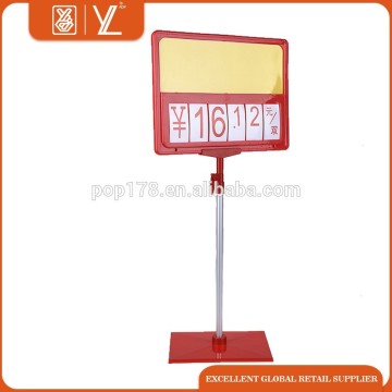 Metal Advertising High Quality Supermarket Pop Shelf Display Stand
