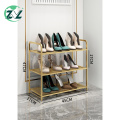 45cm 3 floor Golden shoe rack