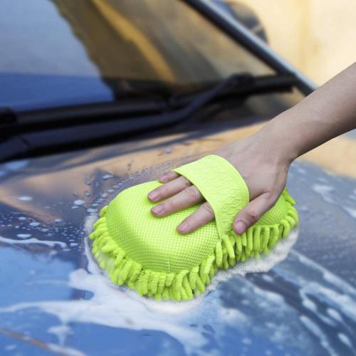 Microfiber Chenille Cleaning Sponge Glove