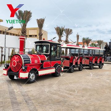 China Manufacturer Customized Dotto Tourist 18 Passengers Electric Trackless Train