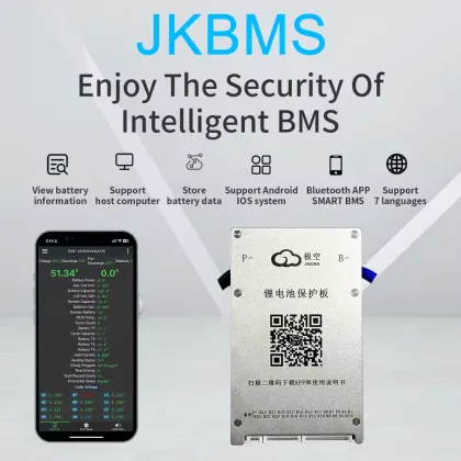 JK BMS Lifepo4 8S 100A-300A Design PCB for 4S, 8S, 16S, 15S - JK-BD6A17S8P, JK-BD6A20S8P, JK-BD6A24S8P