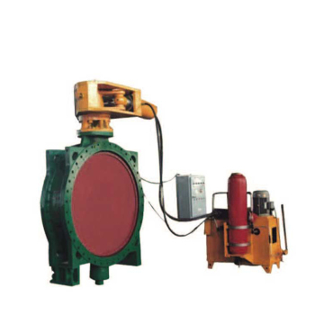 full hydraulic control butterfly valve