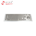 Metal keyboard for public kiosk