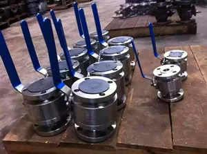 A182 F51 Integral Flanged Ball Valve, 1 Inch