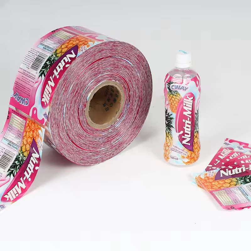 Custom Plastic Film Shrink Packaging Bottle PVC/PET Heat Shrinking Sleeve Wrap Label5