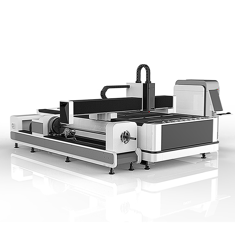 Máquina de cortador de laser de metal CNC com tampa de segurança