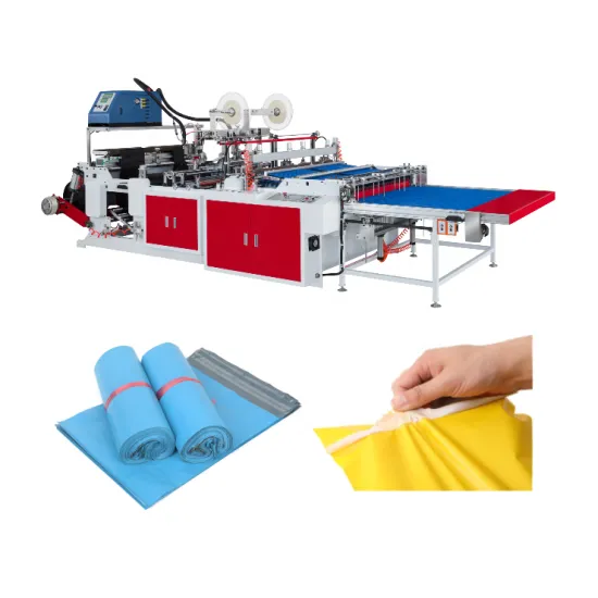 Fully Automatic HDPE Biodegradable Self-Sealing Polyethylene Mailer Bag Manufacturing Machine for DHL Express