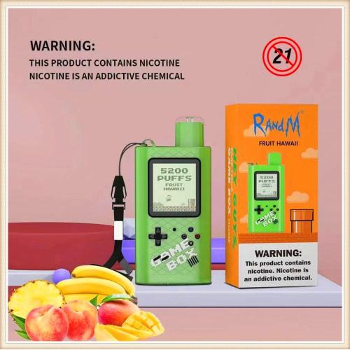 Randm Game Box 5200 Puffs Factory descartável vape