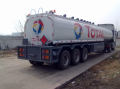 3-axle ADR صهريج نصف مقطورة تصميم لمجموعة TOTAL