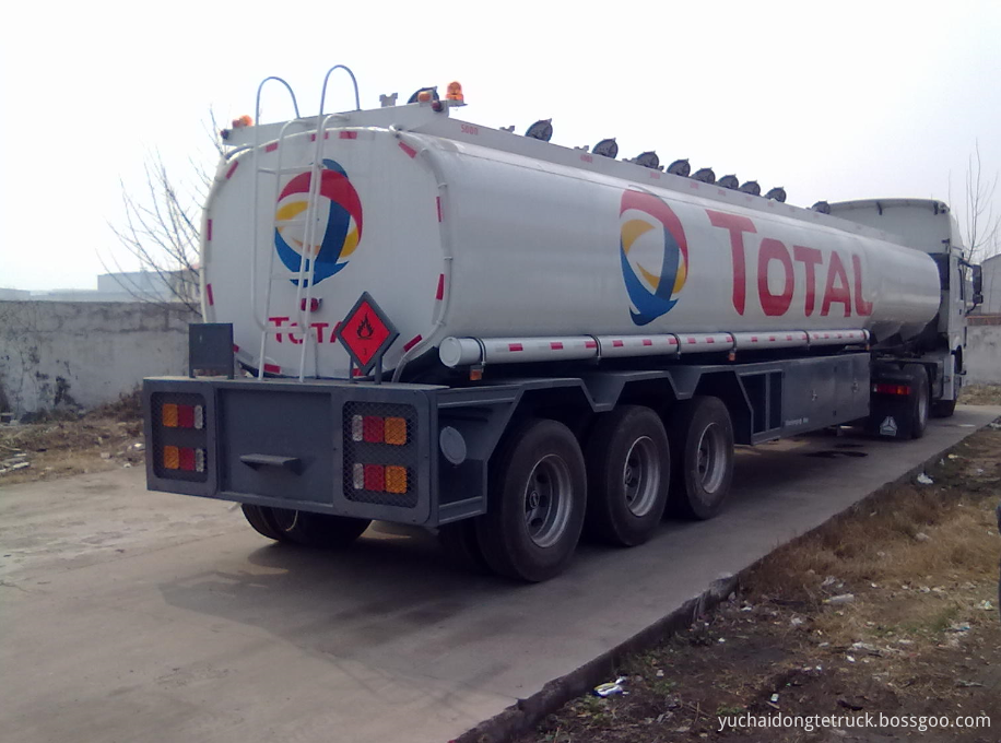 ADR oil tank semi-trailer design for TOTAL