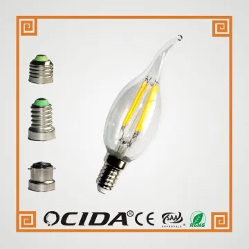 remote control tree led dimmable candle bulb 5W