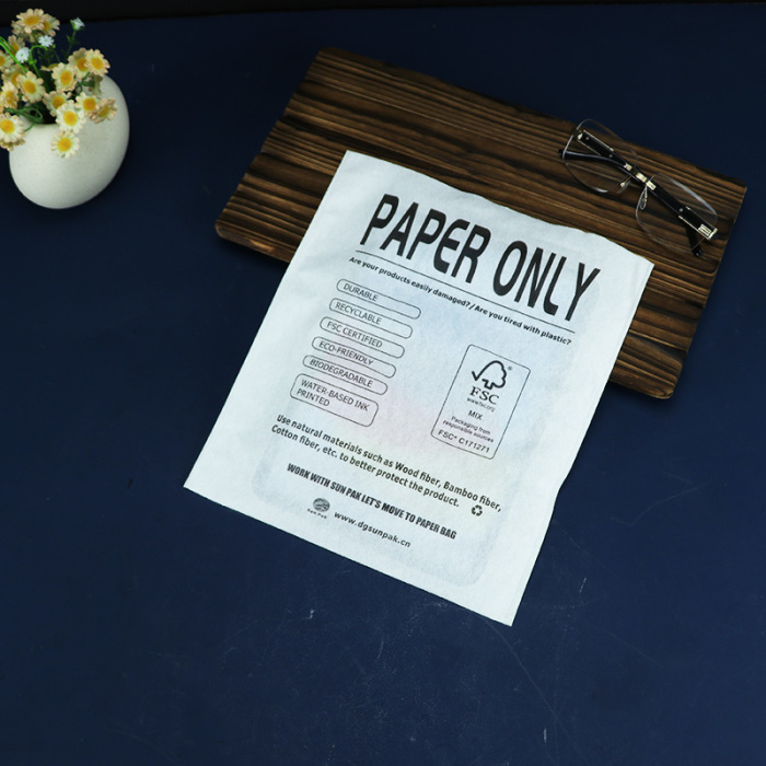 Biologicky odbouratelné sáčky z bavlněné buničiny