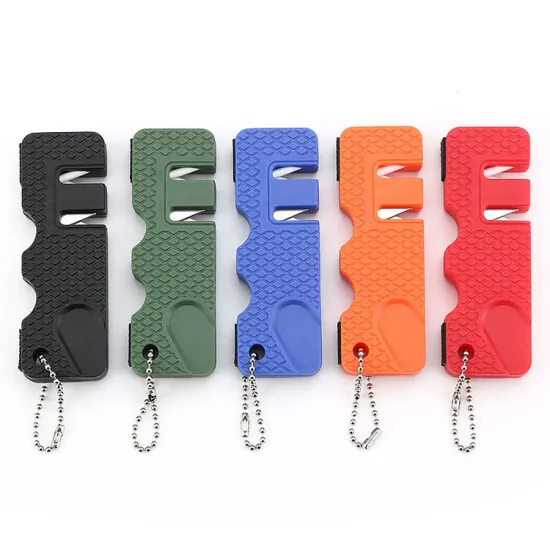 HYRI 2-in-1 Outdoor Camping Knife Sharpener: Portable Tungsten Blade Accessories Tool