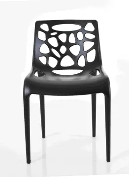 Modern PP Plastic Stacking Restaurant Dining Chair Outdoor