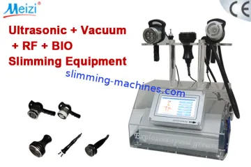 Rf + Bio Head Ultrasound Cavitation Slimming Machine , Liposuction For Men