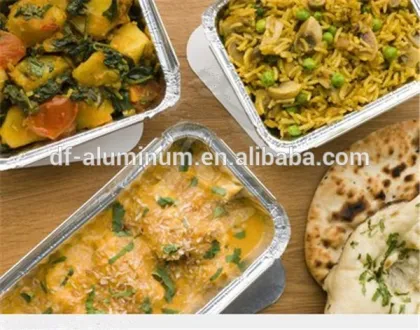Takeaway Disposable Fast Food Plates, aluminium fast food plates
