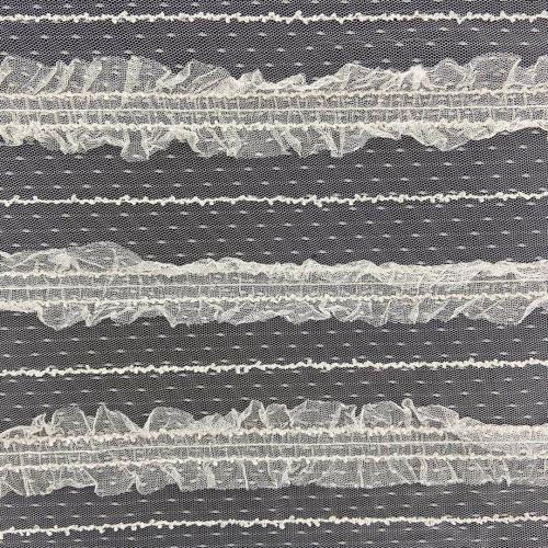3D discoid Wave Transparent paljetter broderatyg