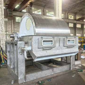 Stainless Steel Rotary Drum Flaker with Motor for Food Processing Plants