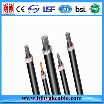 ACSR Conductor PVC Aislado Cable Aislado Cable Eléctrico Sólido