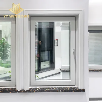 YY Windows High Efficiency 40dB Aluminum Soundproof Casement Window