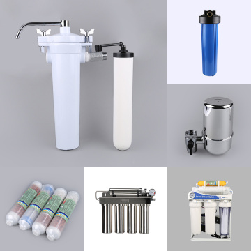 Wasserkohlefilter, Wasserenthärter und Filtersystem