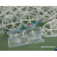 Fluoropolymer PFA Pall Ring لأبراج الامتصاص