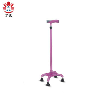 Aluminum alloy purple four-corner cane