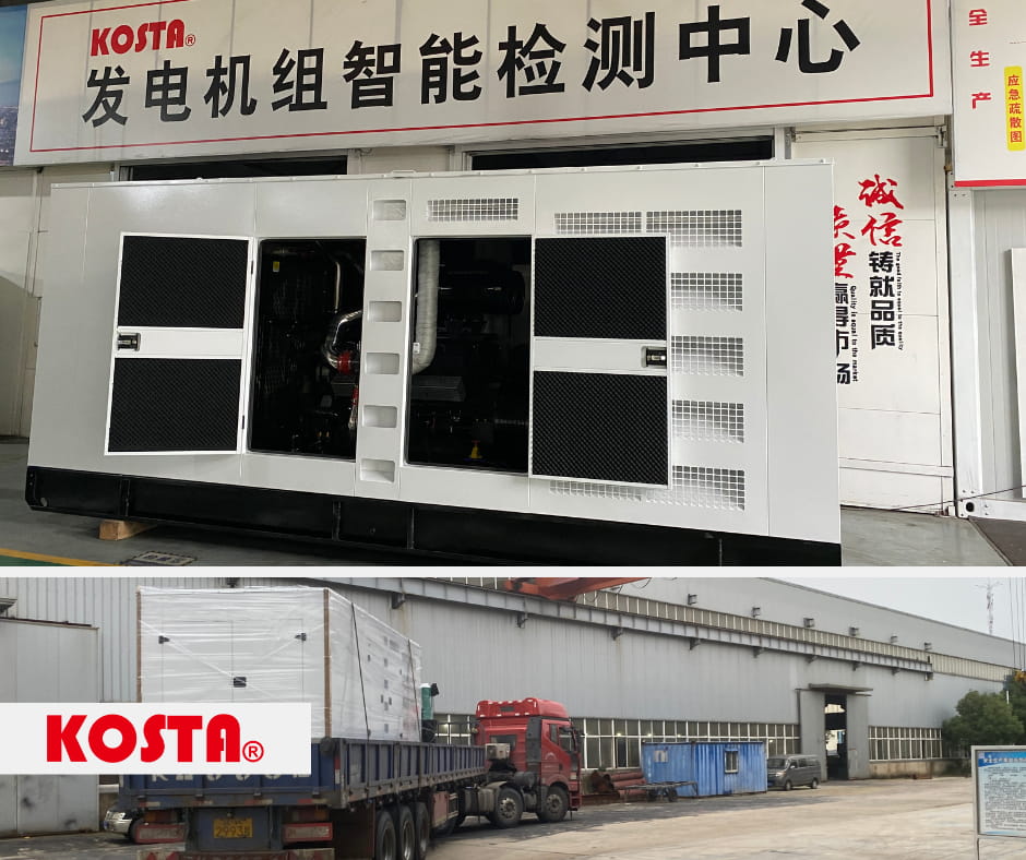 500kW silent type diesel generator Kosta