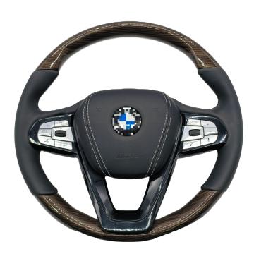 Roda stereng kayu adat untuk siri BMW g2 g2 g21 g21 g22 g22 g31 g32 g11 g12 g12 g01 g02 g05 - penyesuaian warna