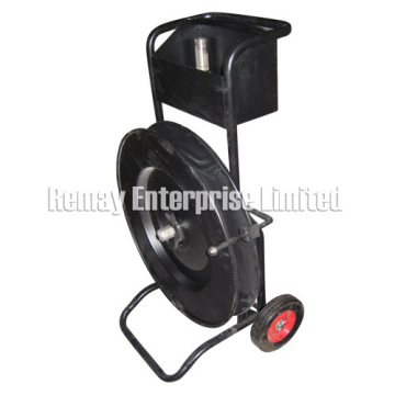 Deluxe Strapping Dispenser Cart With Brake