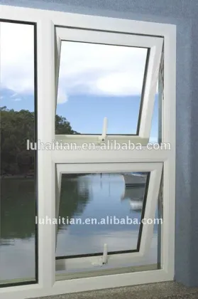 Soundproof window grill design upvc awning window