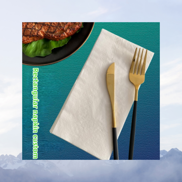 Thick Airlaid Paper Napkin Colored Western Restaurant Logo