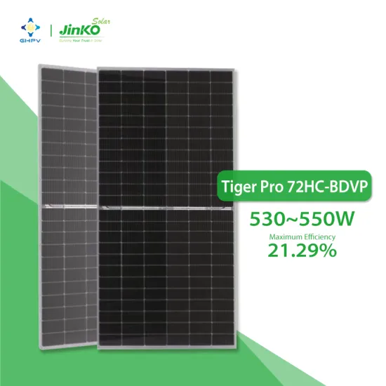 Jinko High-Power Bifacial Solar Panels with Dual Glass: 530W, 535W, 540W, 545W, 550W in EU Stock