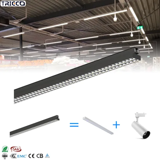 Top Selling 60W LED Track Light for Malls - White & Black