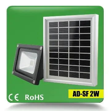 2W Led Solar Flood Light