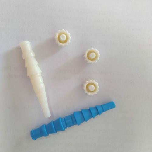 White Pipe Connector For Drain Bag