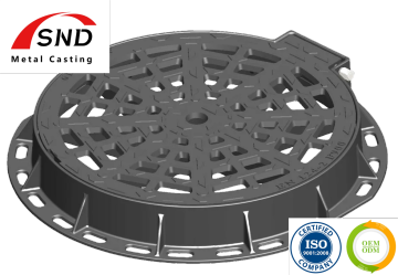 Gully Sewer Drain Cover Flooring Grating Round Paving Sewer Manhole Cover