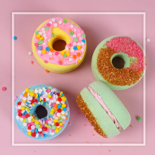 Bom Bom Set Valentine Gifts Kit Donut Kids
