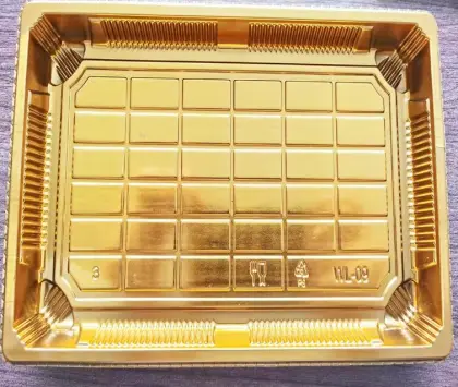 Golden PS Disposable Food Tray for Cakes/Bread