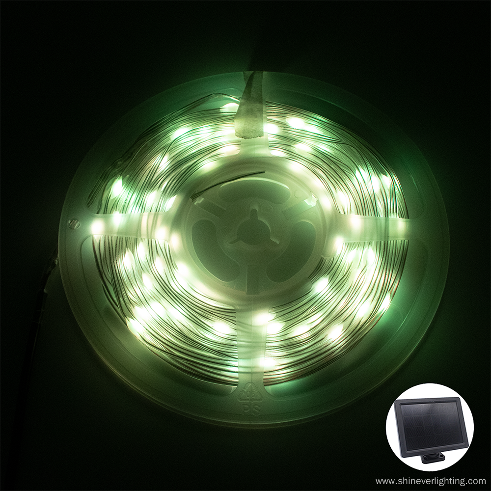 LED RGB Solar Christmas Lights Garden String