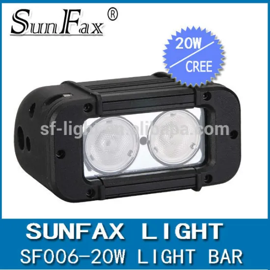 Super bright 4.5" 20W C REE led light bar, spot/ flood beam offroad led work light bar, Led headlight for truck