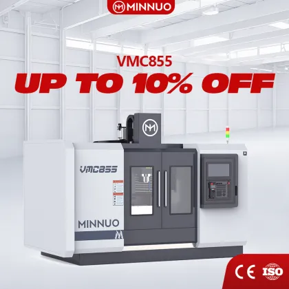 Minnuo Brand Fanuc System Vmc 1270 5 Axis Cnc Machine